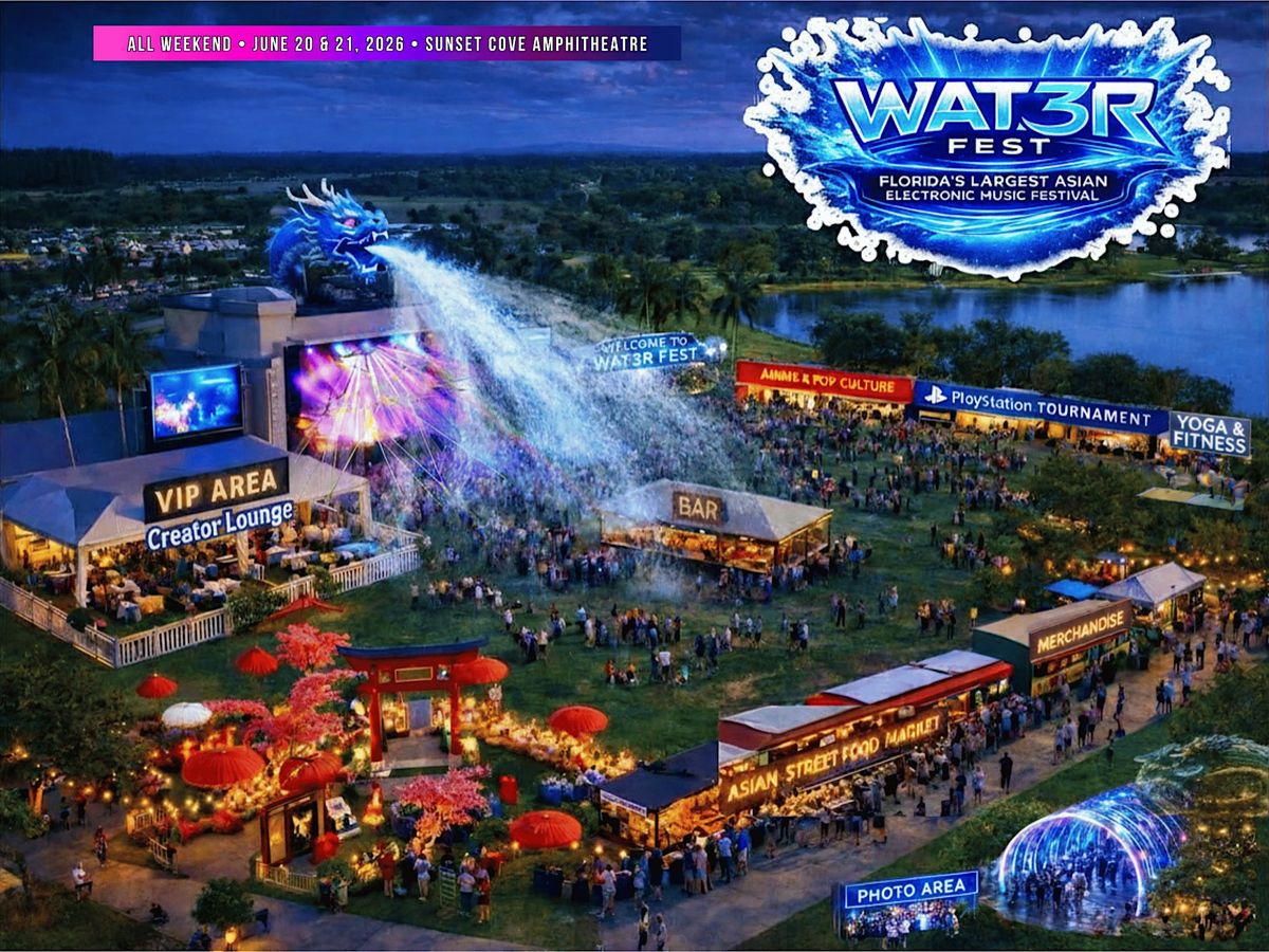 WAT3R FEST 2026: Houston's Biggest Asian Electronic Music Festival (Day 2)