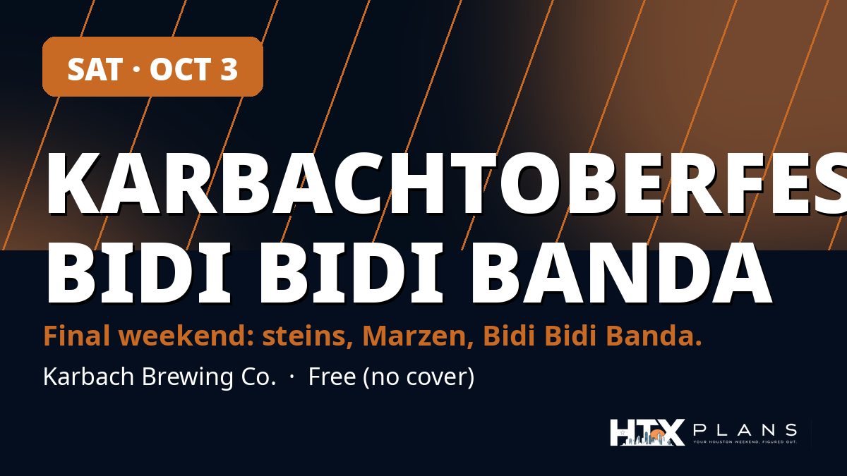 Karbachtoberfest 2026: Bidi Bidi Banda