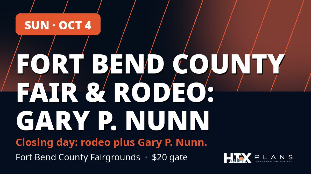 Fort Bend County Fair & Rodeo: Gary P. Nunn (Closing Day)