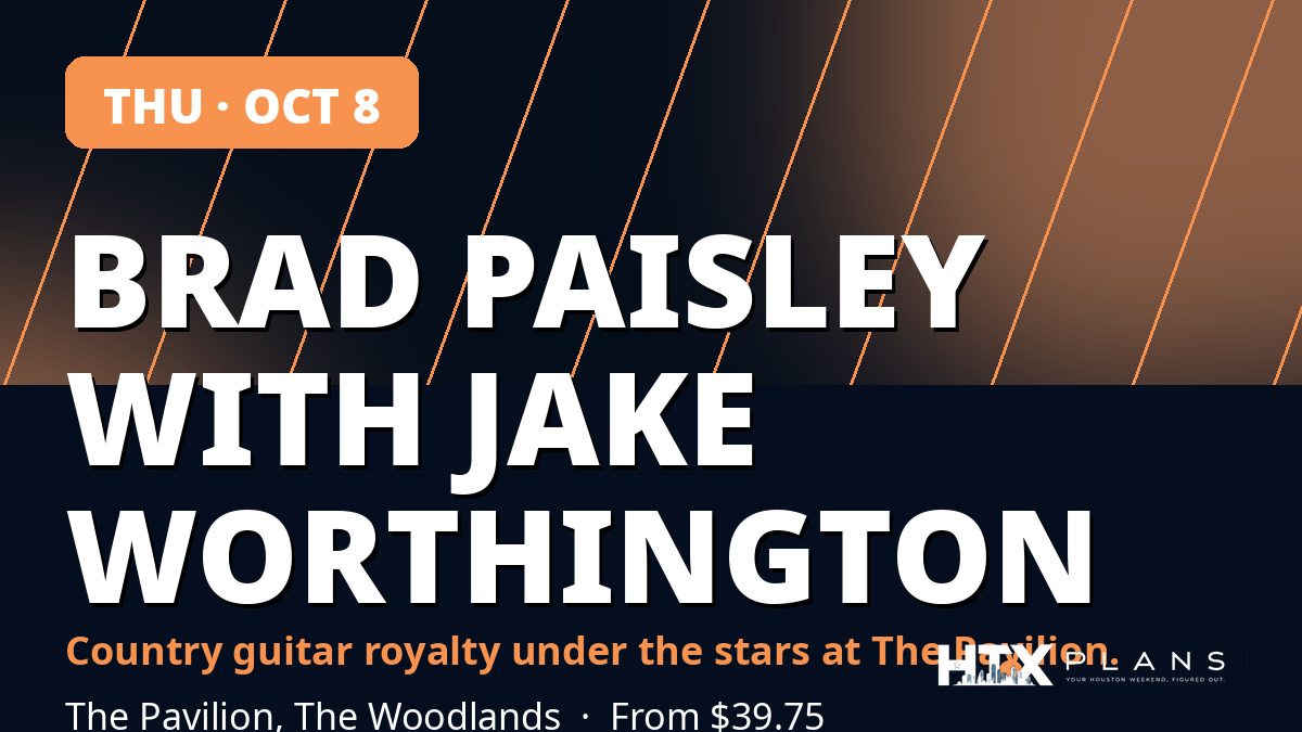 Brad Paisley with Jake Worthington
