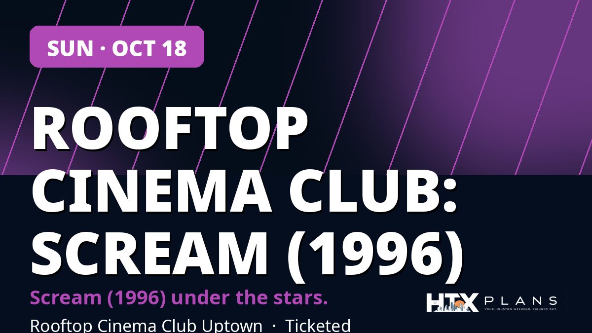 Rooftop Cinema Club: Scream (1996) + Drag Performances