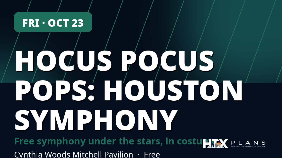 Hocus Pocus Pops: Houston Symphony
